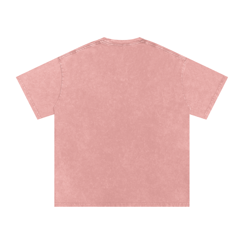 Donut Guy Snow Washed Oversized Cotton T-Shirt
