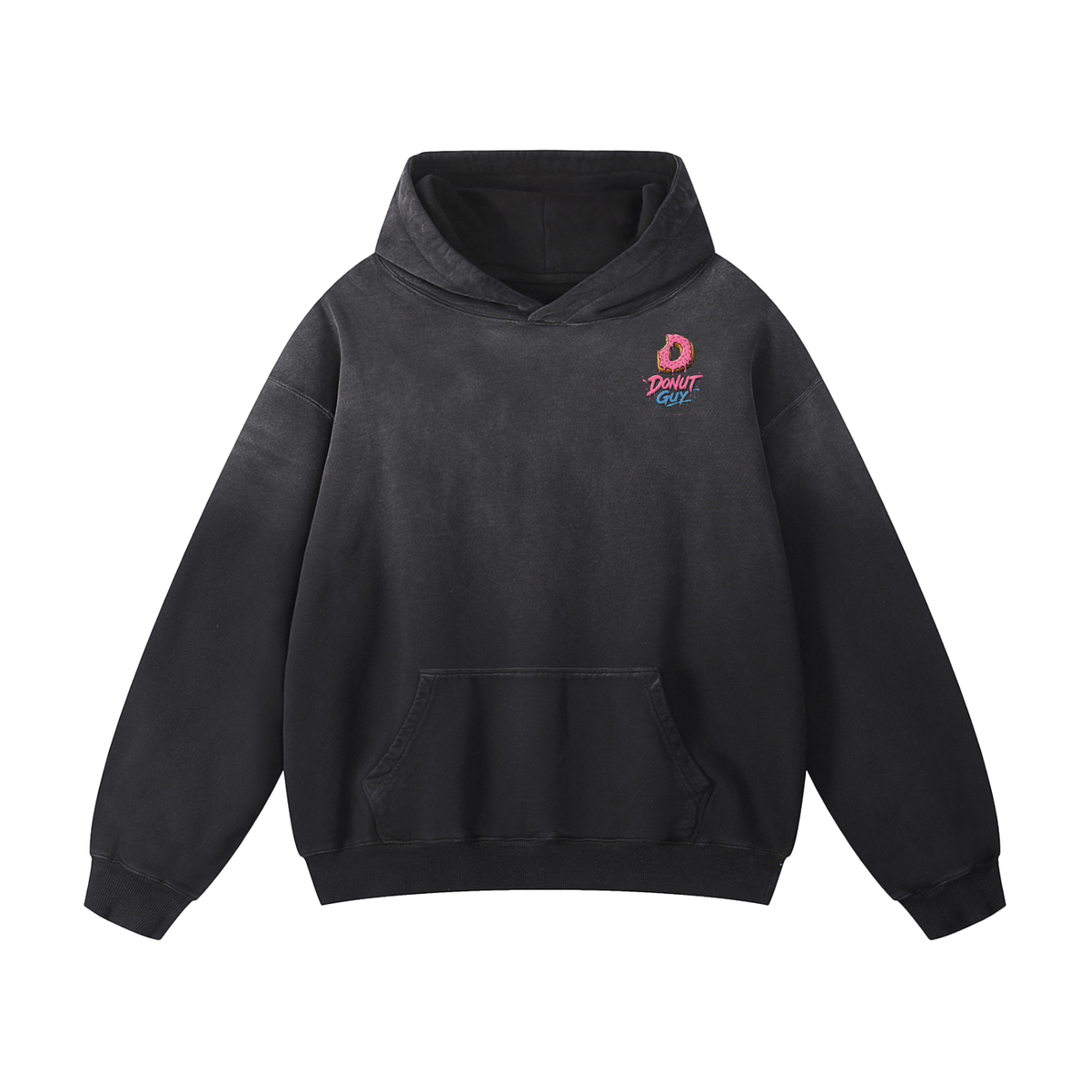 Donut Guy sweet fade oversized hoodie