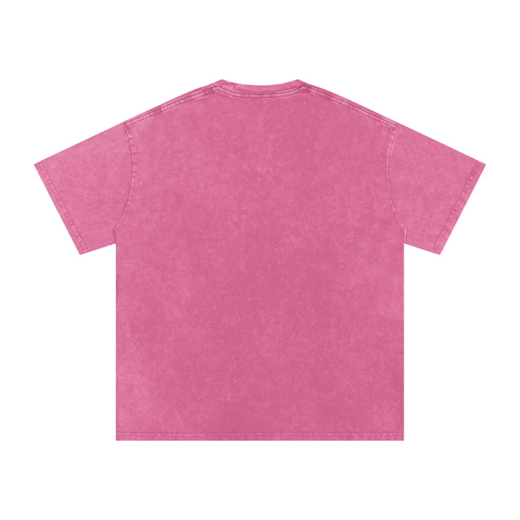 Donut Guy Snow Washed Oversized Cotton T-Shirt