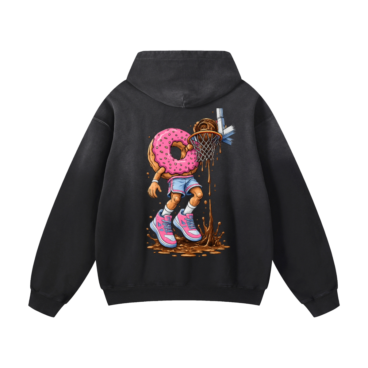 Donut Guy sweet fade oversized hoodie