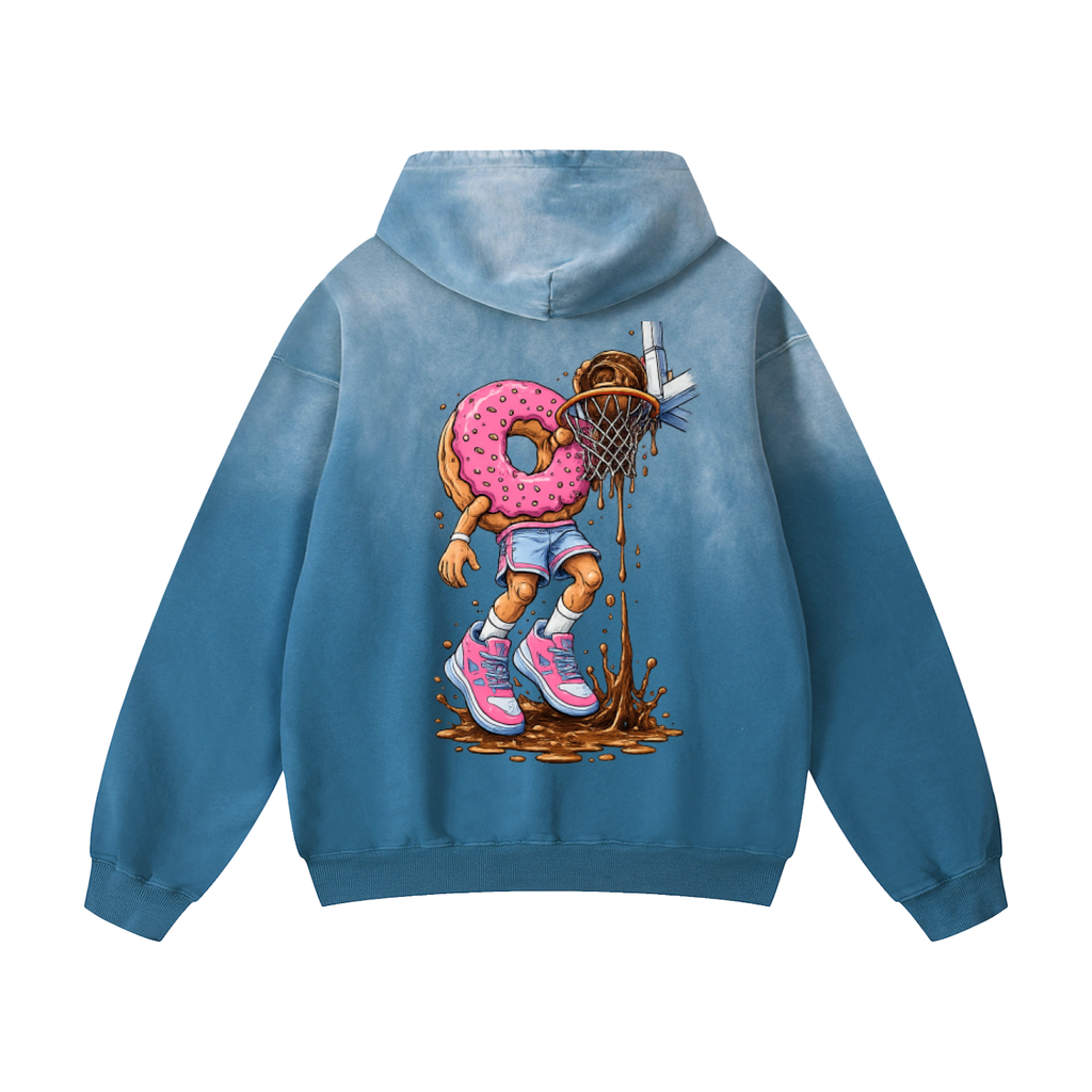 Donut Guy sweet fade oversized hoodie
