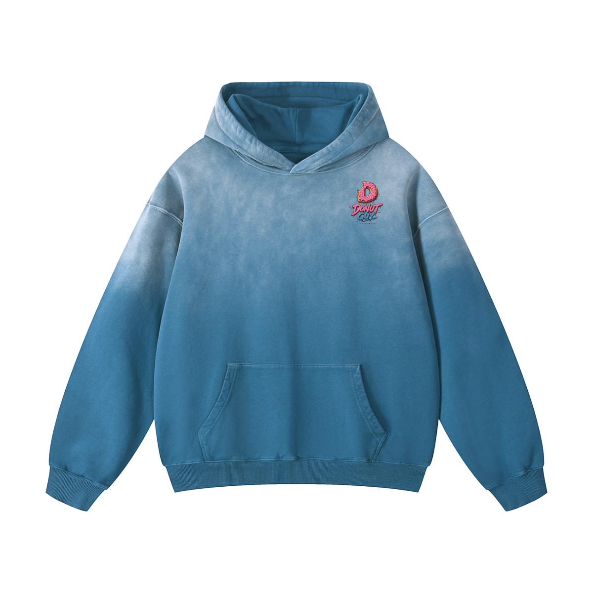 Donut Guy sweet fade oversized hoodie