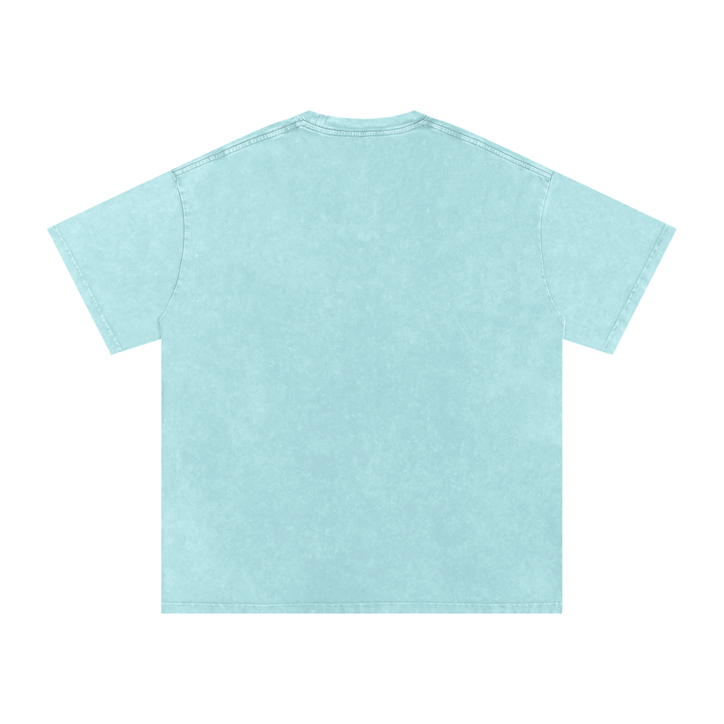 Donut Guy Snow Washed Oversized Cotton T-Shirt