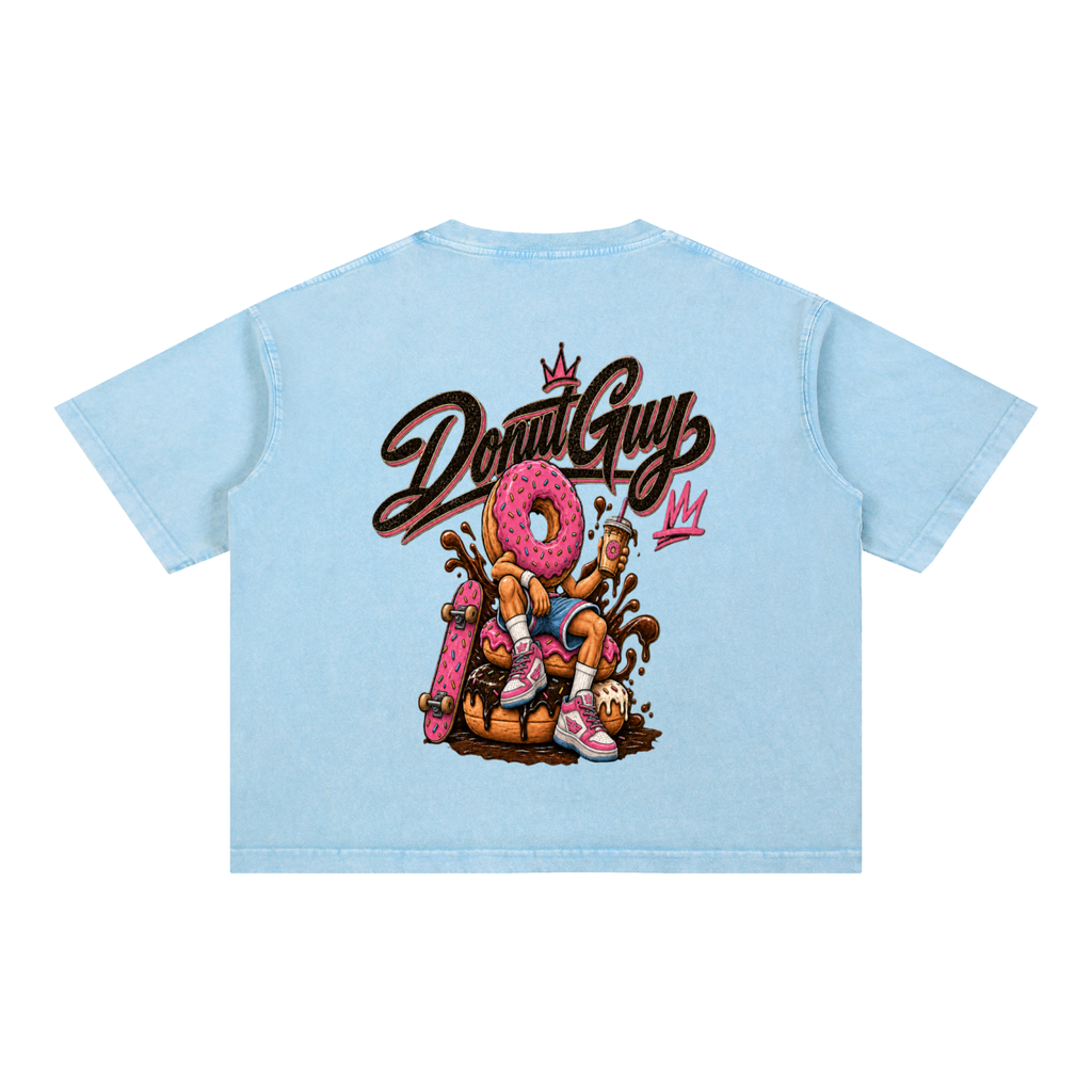 Donut Guy have a sweeter future Boxy Cotton T-Shirt