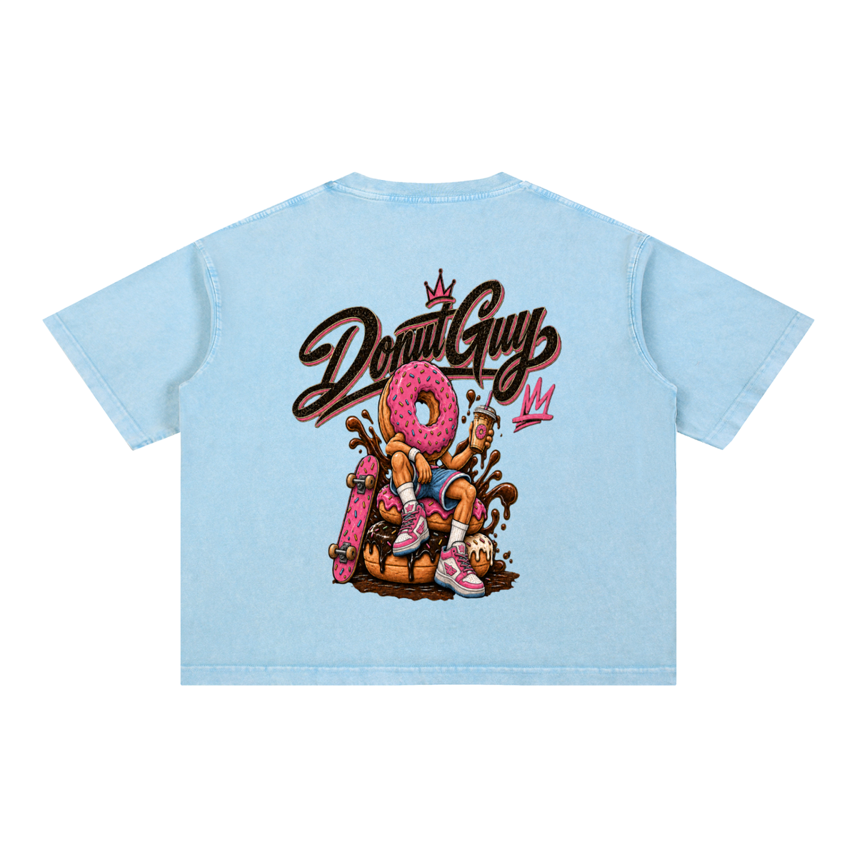 Donut Guy have a sweeter future Boxy Cotton T-Shirt