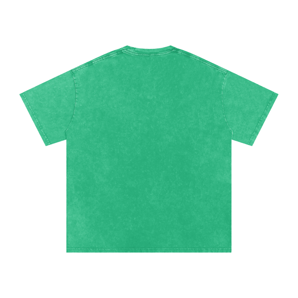 Donut Guy Snow Washed Oversized Cotton T-Shirt
