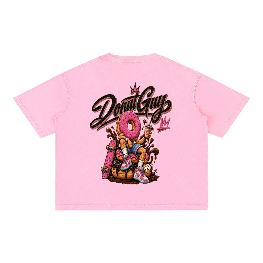 Donut Guy have a sweeter future Boxy Cotton T-Shirt